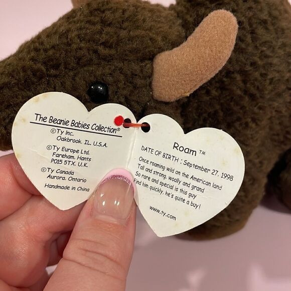 Roam 1998 Ty Beanie Baby Brown Bison (Retired) in excellent condition 9”… - Picture 8 of 10